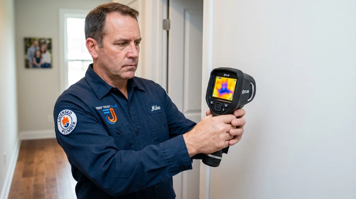 Thermal imaging leak detection by Johns Plumbing LLC in Whitefish